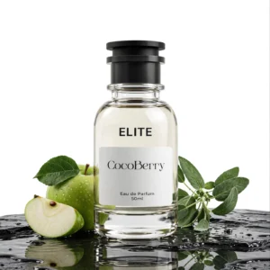 CocoBerry Elite Eau de Parfum bottle with fresh apple and sage fragrance notes 50ml