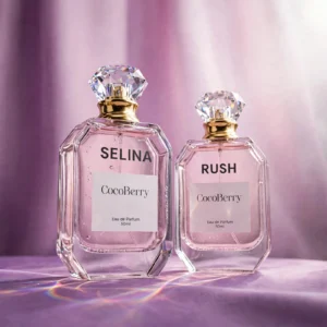 CocoBerry perfume bundle for women featuring Selina and Rush fragrances in Pakistan